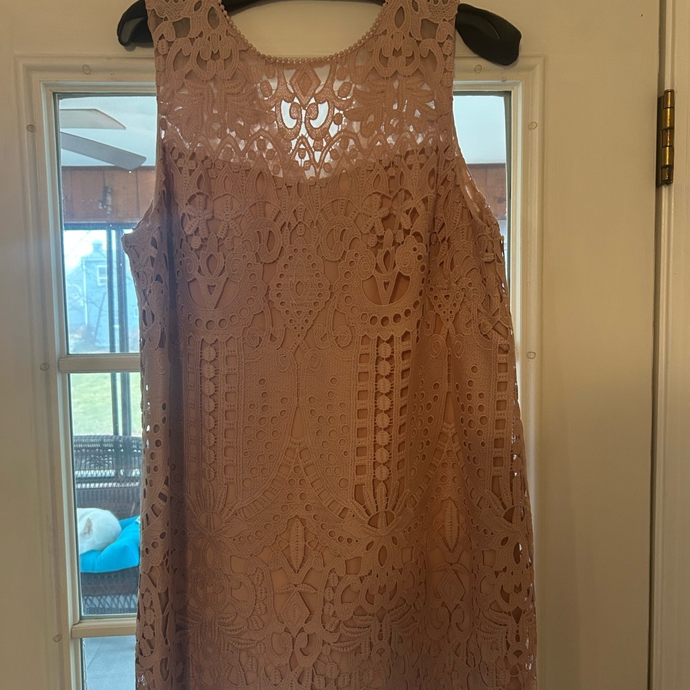 NWT XL pink mini dress